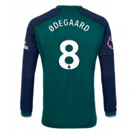 Arsenal Martin Odegaard #8 Tretí futbalový dres 2023-24 Dlhy Rukáv